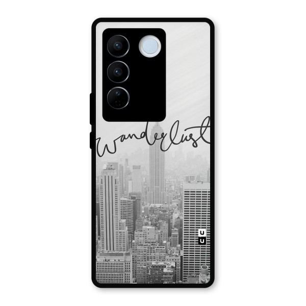 City Wanderlust Monochrome Metal Back Case for Vivo V27 Pro