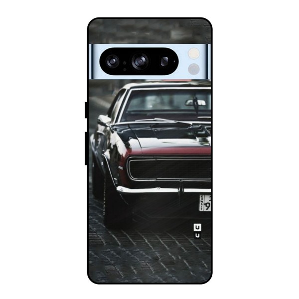 Class Vintage Car Metal Back Case for Google Pixel 8 Pro