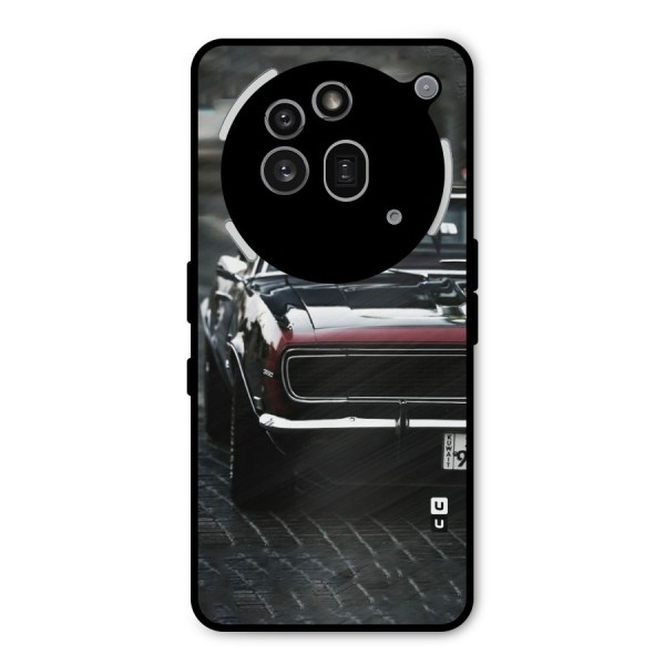 Class Vintage Car Metal Back Case for Nothing Phone 3a Pro