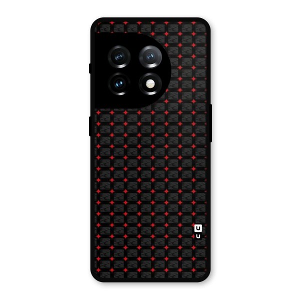 Class With Polka Metal Back Case for OnePlus 11