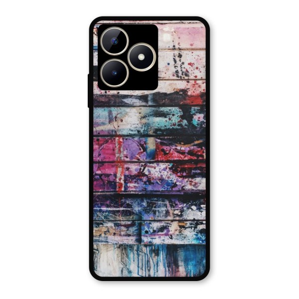 Classic Art Splash Metal Back Case for Realme C53