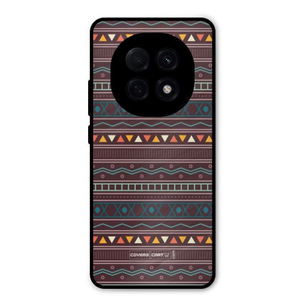 Classic Aztec Pattern Metal Back Case for Oppo F29 Pro