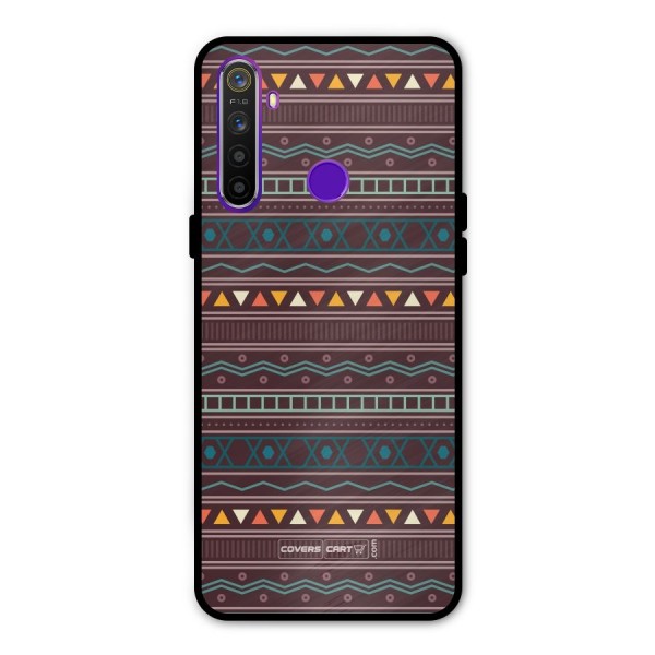 Classic Aztec Pattern Metal Back Case for Realme Narzo 10