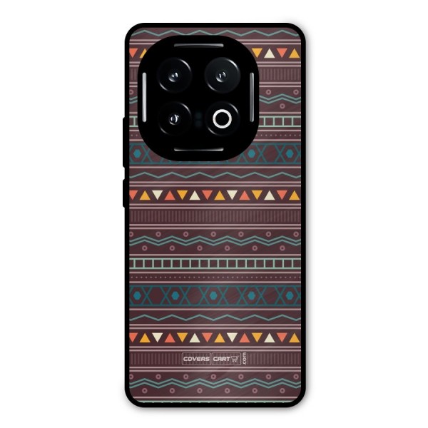 Classic Aztec Pattern Metal Back Case for iQOO 13