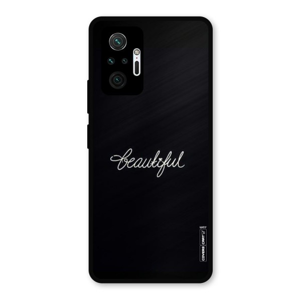 Classic Beautiful Metal Back Case for Redmi Note 10 Pro Max