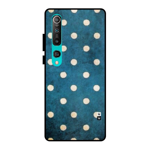 Classic Blue Polka Metal Back Case for Mi 10