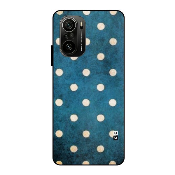 Classic Blue Polka Metal Back Case for Mi 11X Pro