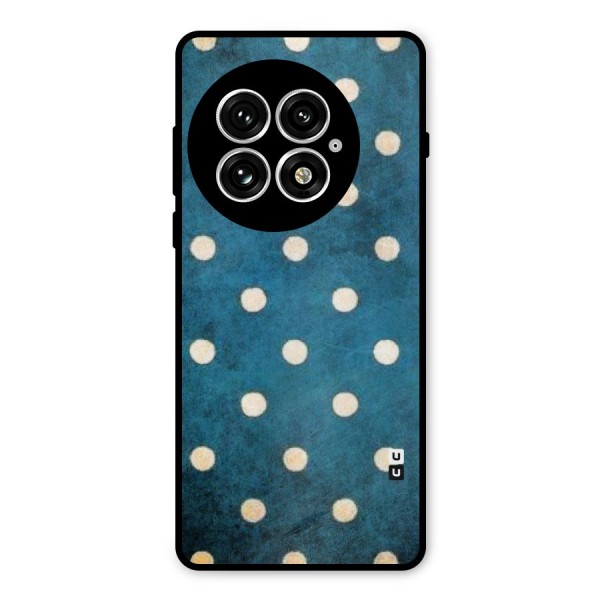 Classic Blue Polka Metal Back Case for OnePlus 13