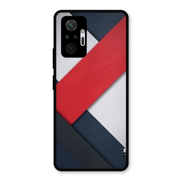 Classic Bold Metal Back Case for Redmi Note 10 Pro