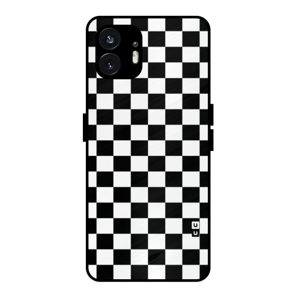 Classic Check Metal Back Case for Nothing Phone 2
