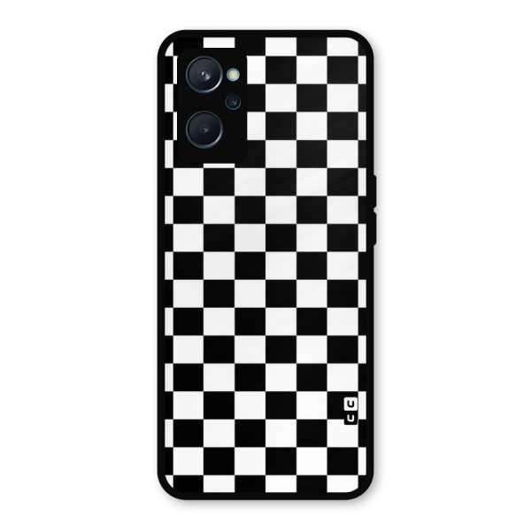 Classic Check Metal Back Case for Realme 9i