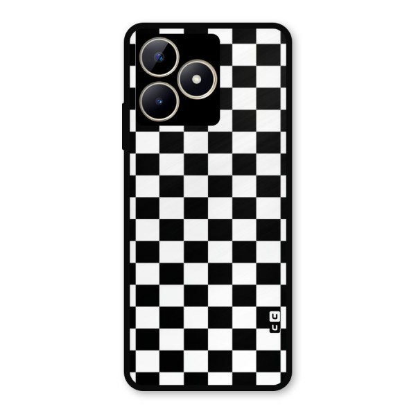 Classic Check Metal Back Case for Realme C53