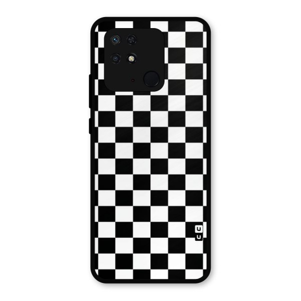Classic Check Metal Back Case for Redmi 10 Power