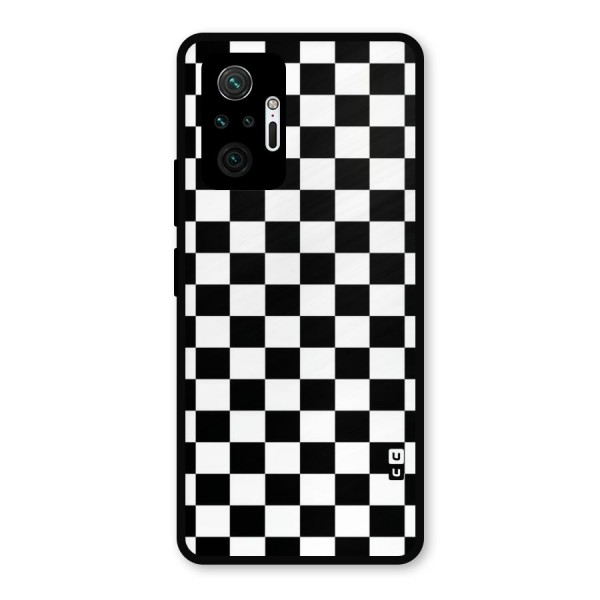 Classic Check Metal Back Case for Redmi Note 10 Pro Max