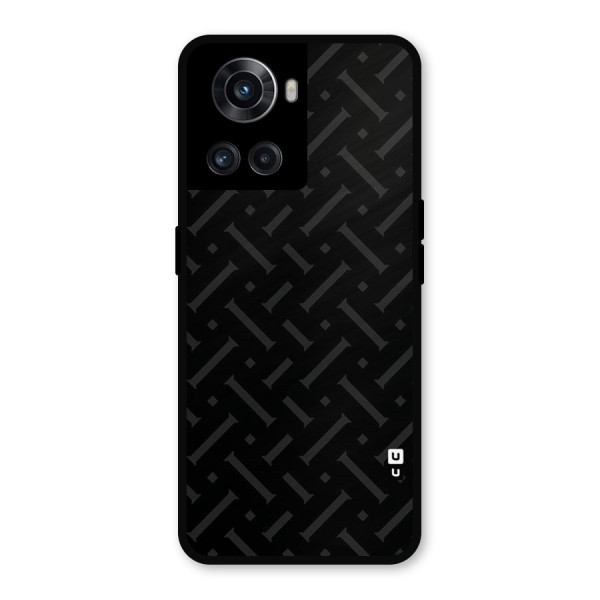 Classic Pipes Pattern Metal Back Case for OnePlus 10R
