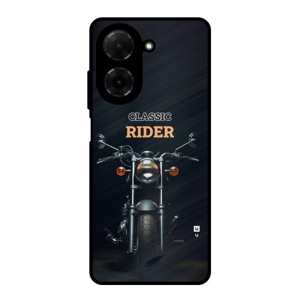 Classic RIder Metal Back Case for Poco C71