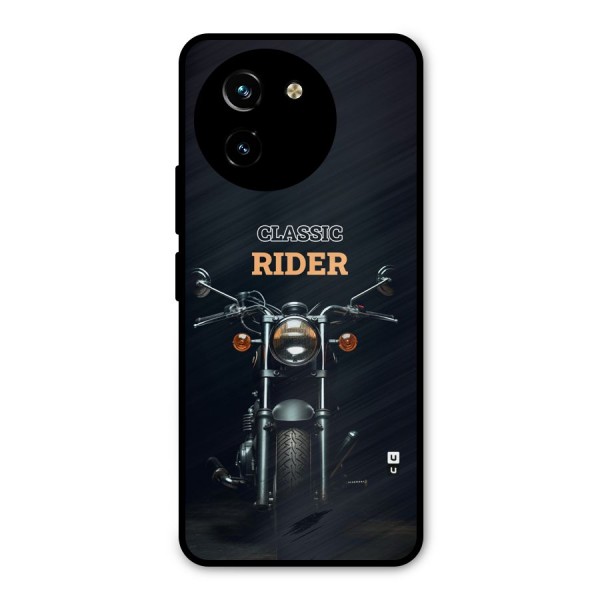 Classic RIder Metal Back Case for Vivo T3x