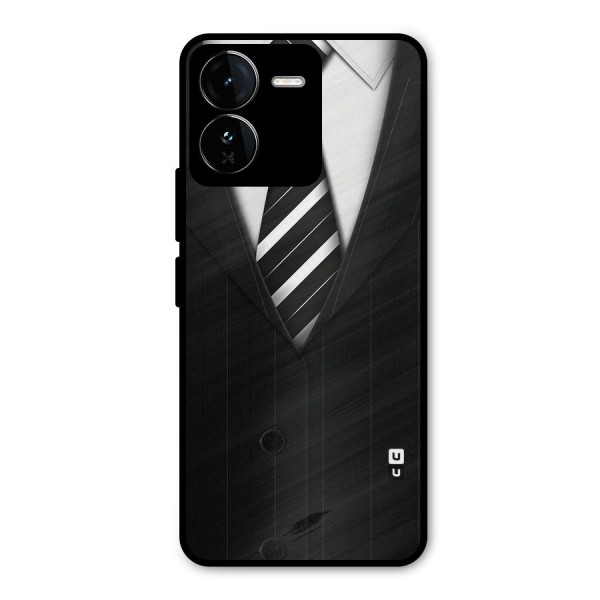 Classic Ready Suit Metal Back Case for iQOO Z9