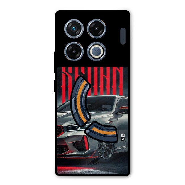 Classic Sedan Metal Back Case for Infinix GT 20 Pro