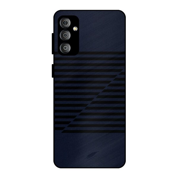 Classic Stripes Cut Metal Back Case for Galaxy F23