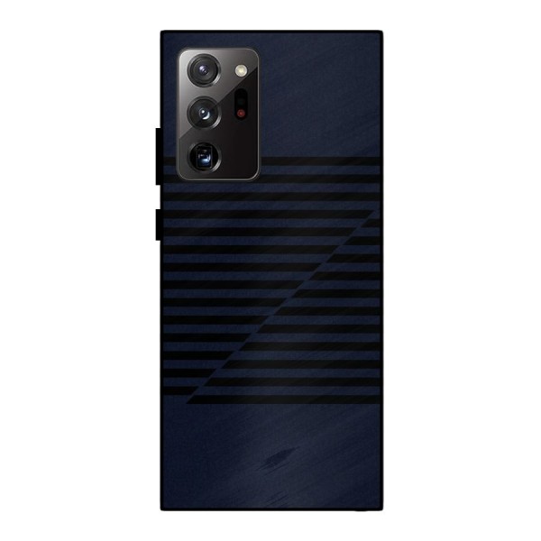 Classic Stripes Cut Metal Back Case for Galaxy Note 20 Ultra