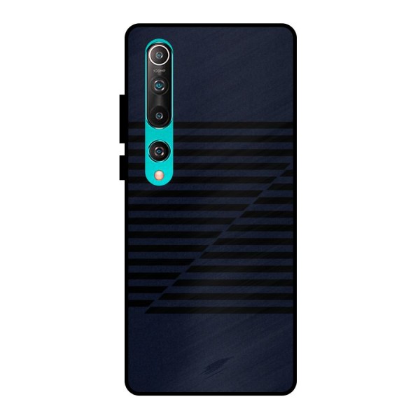 Classic Stripes Cut Metal Back Case for Mi 10