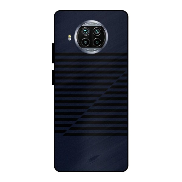 Classic Stripes Cut Metal Back Case for Mi 10i