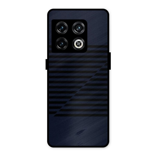 Classic Stripes Cut Metal Back Case for OnePlus 10 Pro 5G