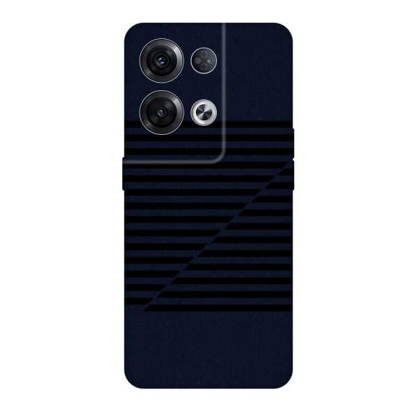 Classic Stripes Cut Original Polycarbonate Back Case for Oppo Reno8 Pro 5G