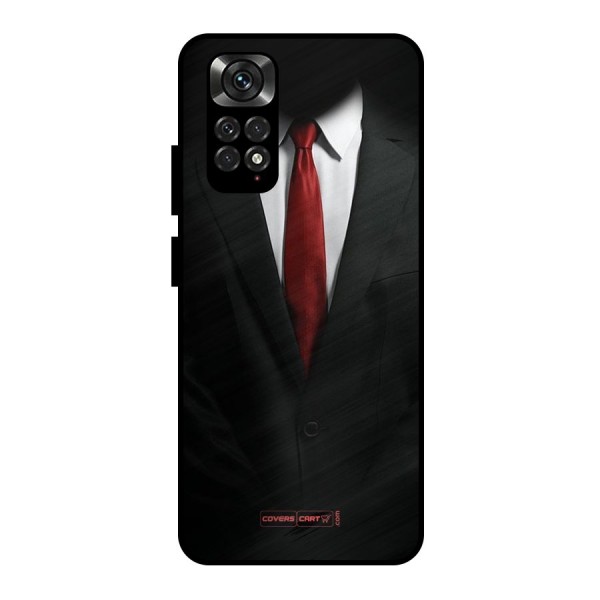 Classic Suit Metal Back Case for Redmi Note 11 Pro Plus 5G