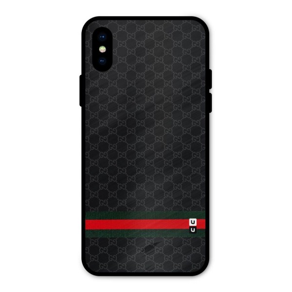 Classiest Of All Metal Back Case for iPhone X
