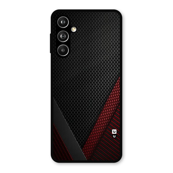 Classy Black Red Design Metal Back Case for Galaxy F54