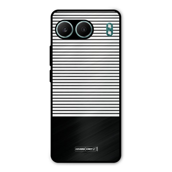 Classy Black Stripes Metal Back Case for OnePlus Nord 4