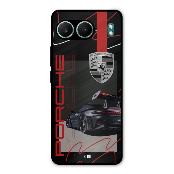 Classy Black Supercar Metal Back Case for OnePlus Nord 4