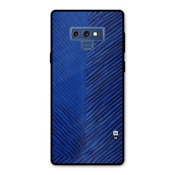 Classy Blues Metal Back Case for Galaxy Note 9