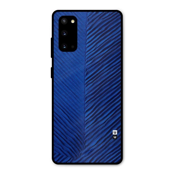 Classy Blues Metal Back Case for Galaxy S20