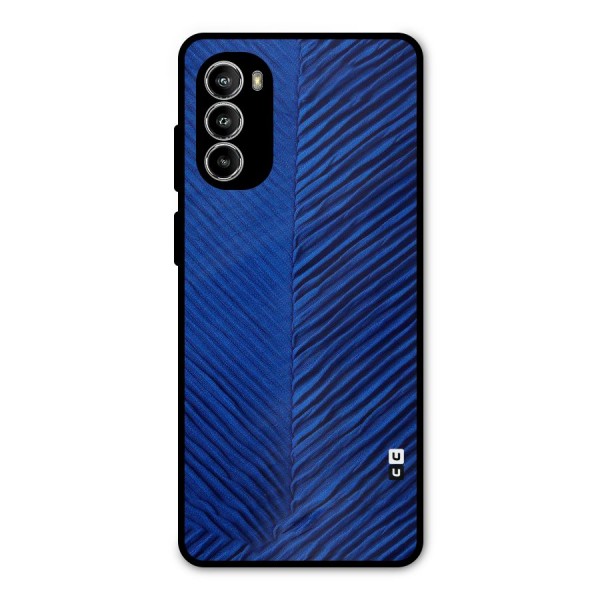 Classy Blues Metal Back Case for Moto G52