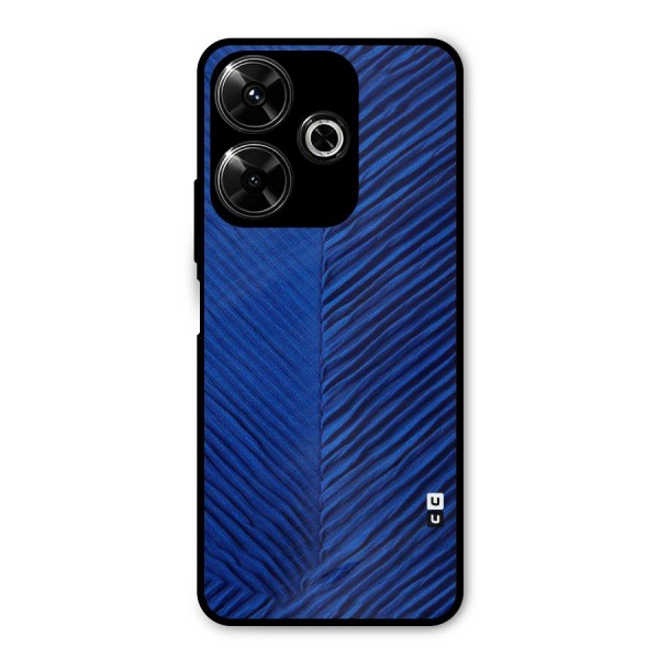 Classy Blues Metal Back Case for Poco M6 Plus