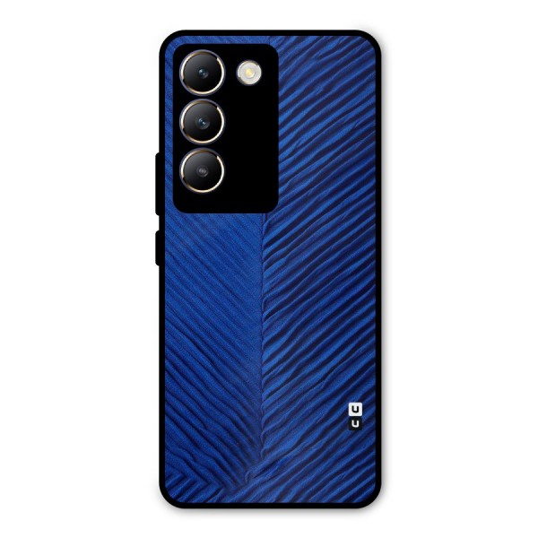 Classy Blues Metal Back Case for Vivo Y200e
