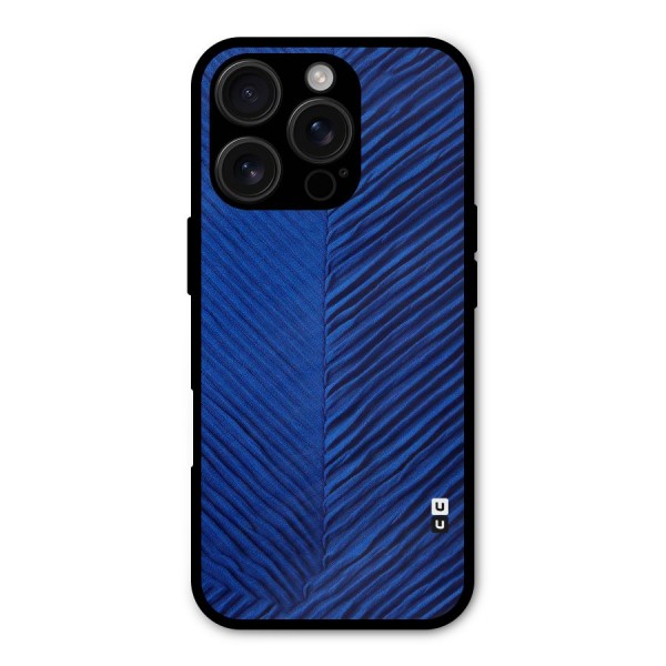 Classy Blues Metal Back Case for iPhone 16 Pro
