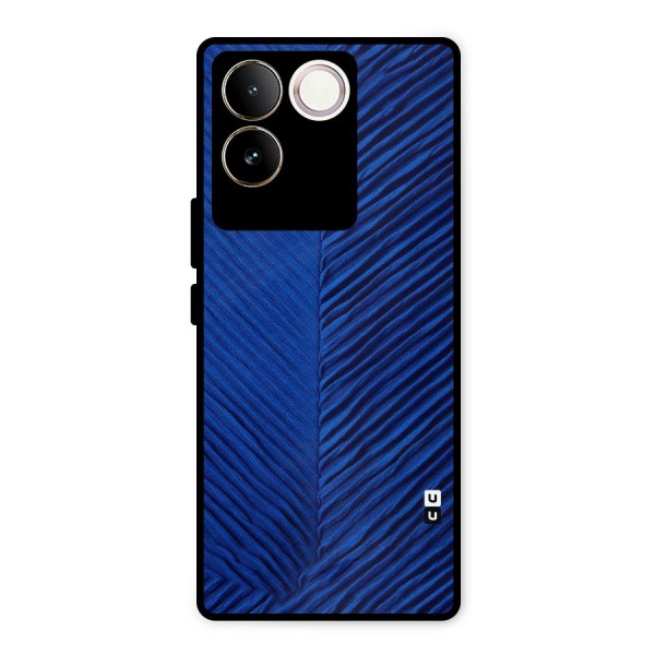 Classy Blues Metal Back Case for iQOO Z7 Pro