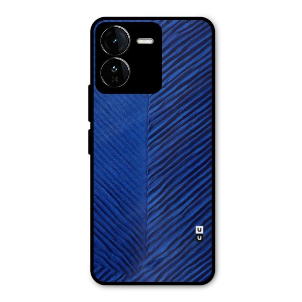 Classy Blues Metal Back Case for iQOO Z9