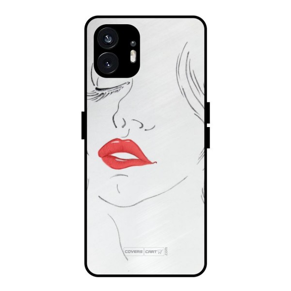 Classy Girl Metal Back Case for Nothing Phone 2