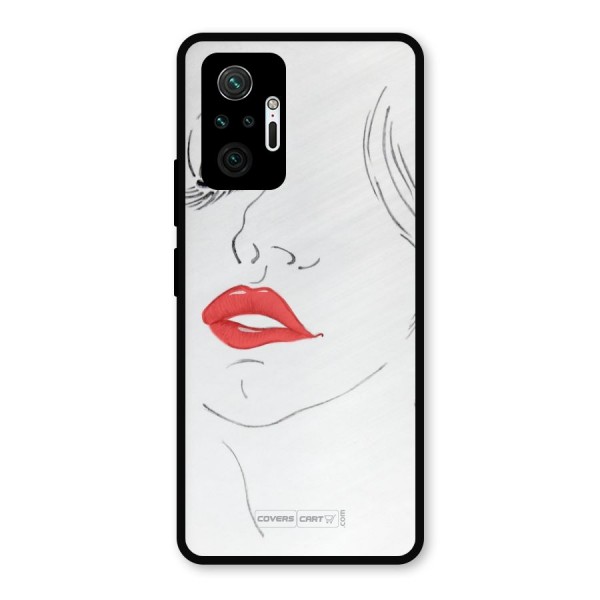 Classy Girl Metal Back Case for Redmi Note 10 Pro Max