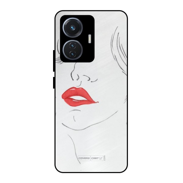 Classy Girl Metal Back Case for iQOO Z6 44W
