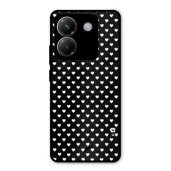 Classy Hearty Polka Metal Back Case for Poco M7 Pro 5G