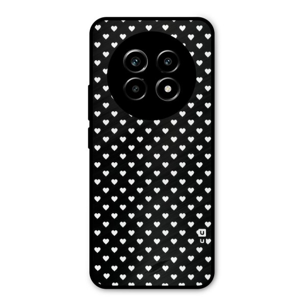 Classy Hearty Polka Metal Back Case for Realme 13 Pro