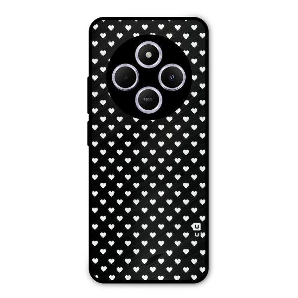 Classy Hearty Polka Metal Back Case for Redmi A4