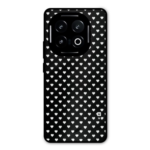 Classy Hearty Polka Metal Back Case for iQOO 13