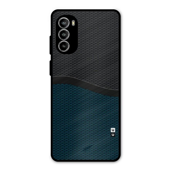 Classy Rugged Bicolor Metal Back Case for Moto G82